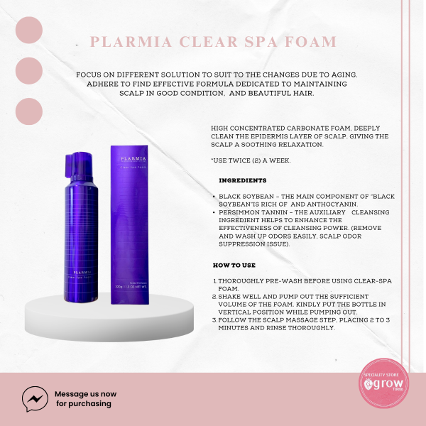 Plarmia Clear spa foam